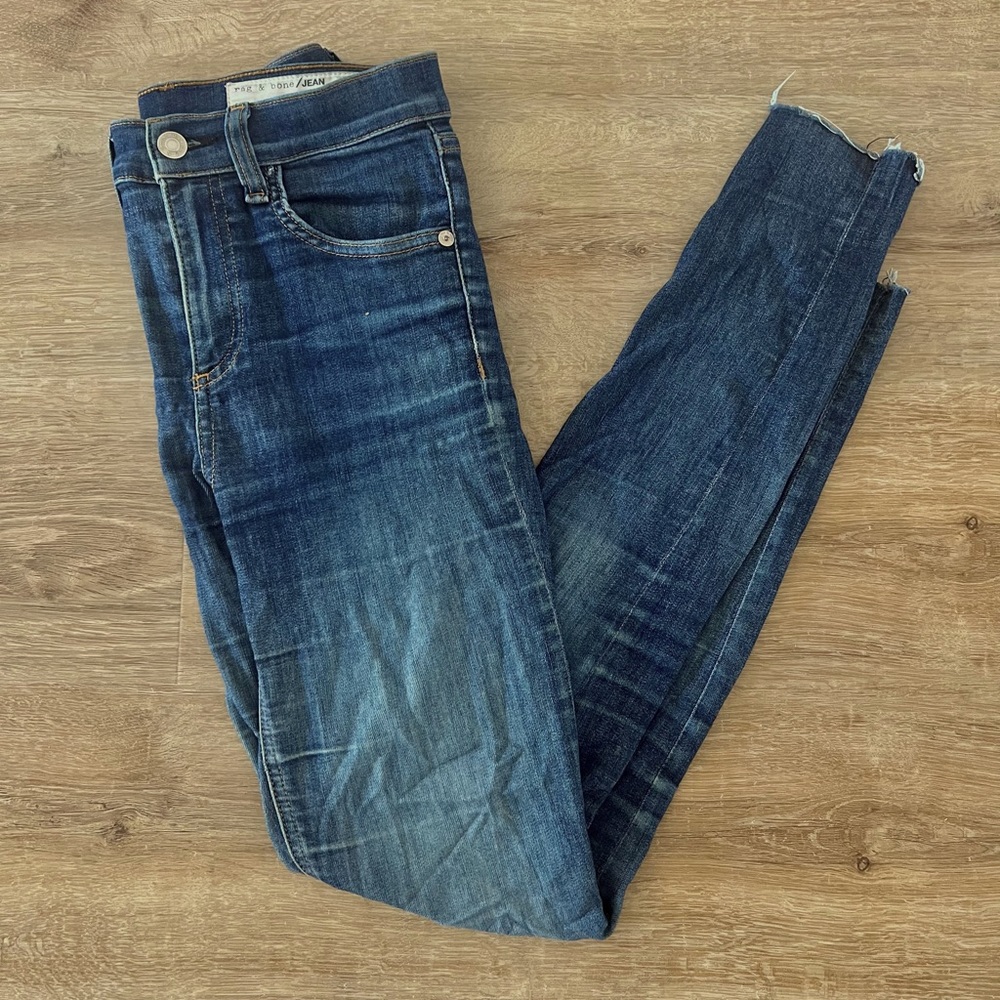 Rag & Bone 10 inch skinny ankle jeans